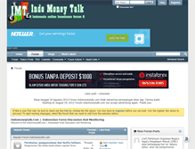 Tablet Screenshot of indomoneytalk.com